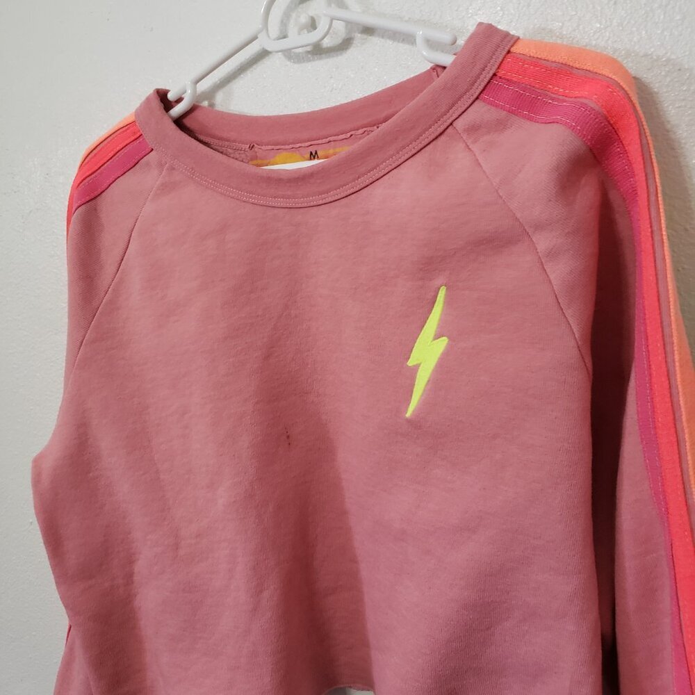 Aviator Nation Bolt Cropped Sweatshirt - Picture 9 of 16